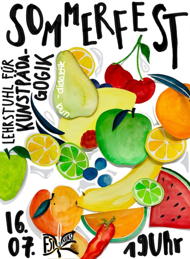 Sommerfest 2024 am Lehrstuhl für Kunstpädagogik und -didaktik
