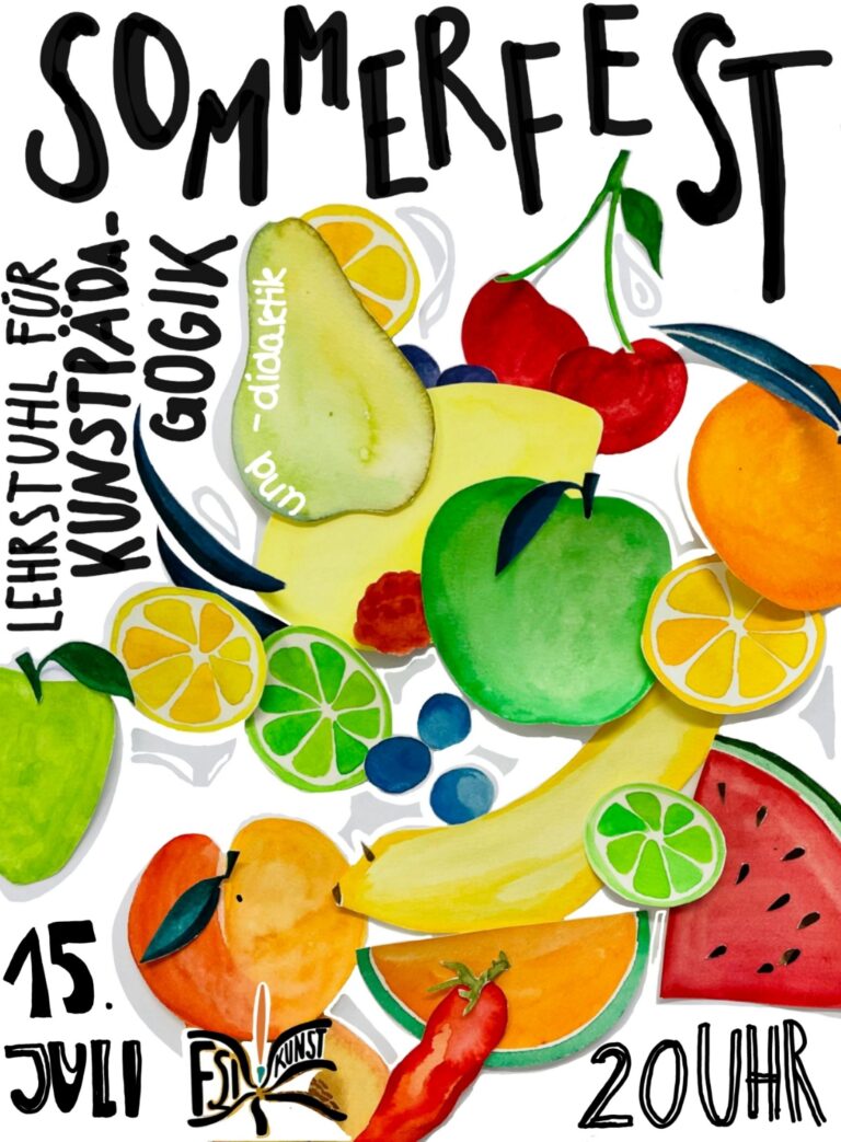 Sommerfest 2025 am Lehrstuhl für Kunstpädagogik und -didaktik