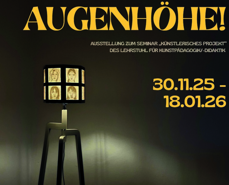 Ausstellung der Werke des künstlerischen Projektseminars im Kulturladen Schloss Almoshof